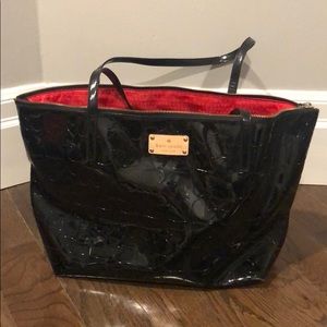 Patent black Kate spade bag